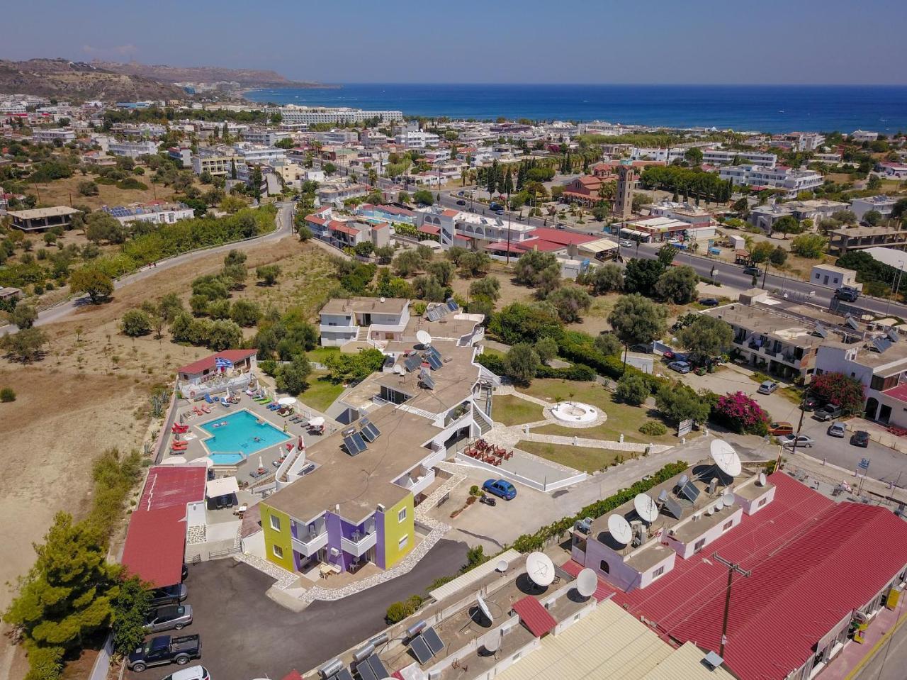 Family House Faliraki Studios Apartments Luaran gambar